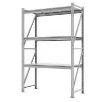 Стеллаж СФМ 2000х1250х1000 (3 яруса с настилом) Zn